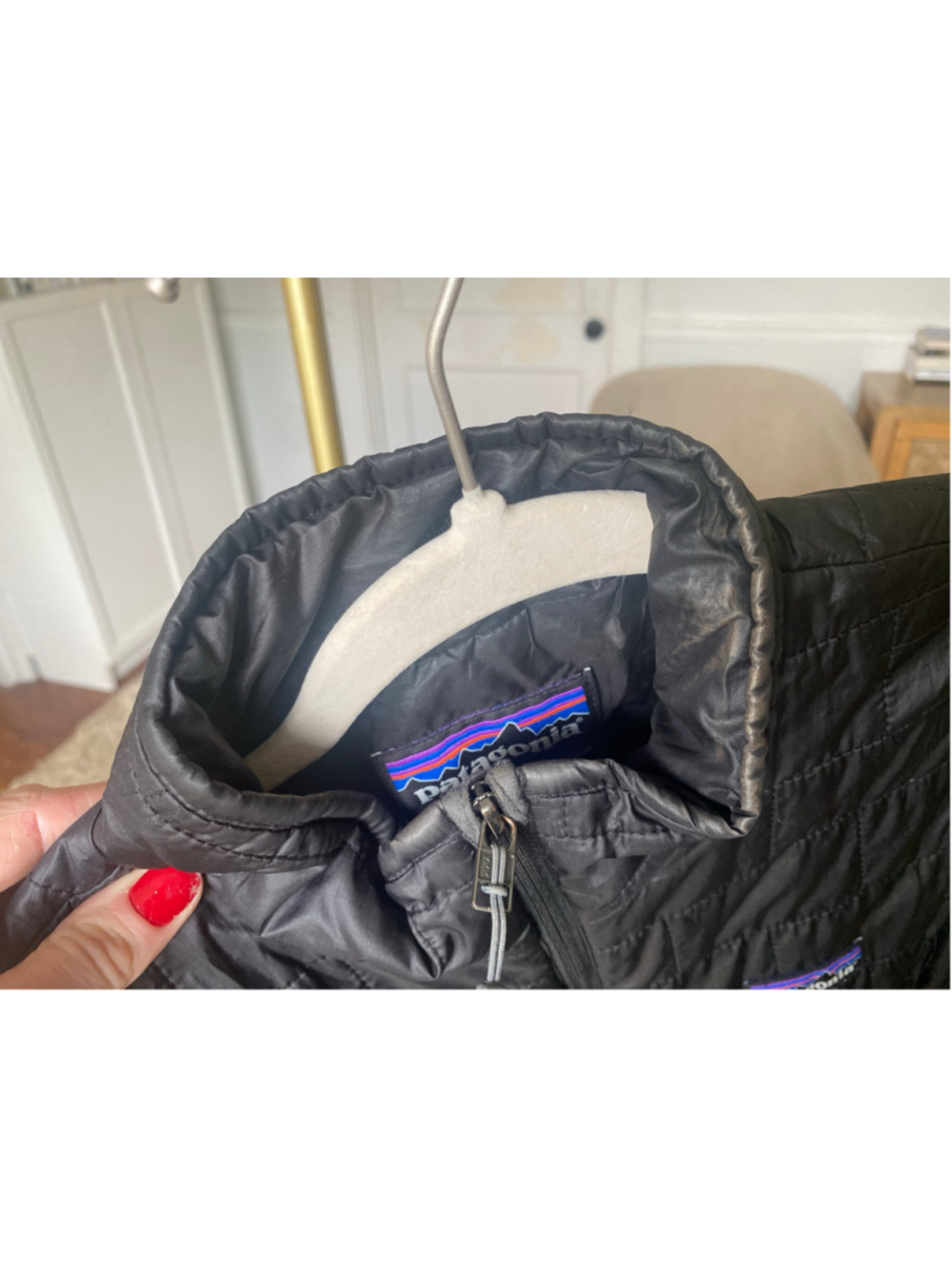 Patagonia Nano Puff Jacket Black Quiet Luxury Quilted Full Zip Gorpcore Hiking - Picture 7 of 14